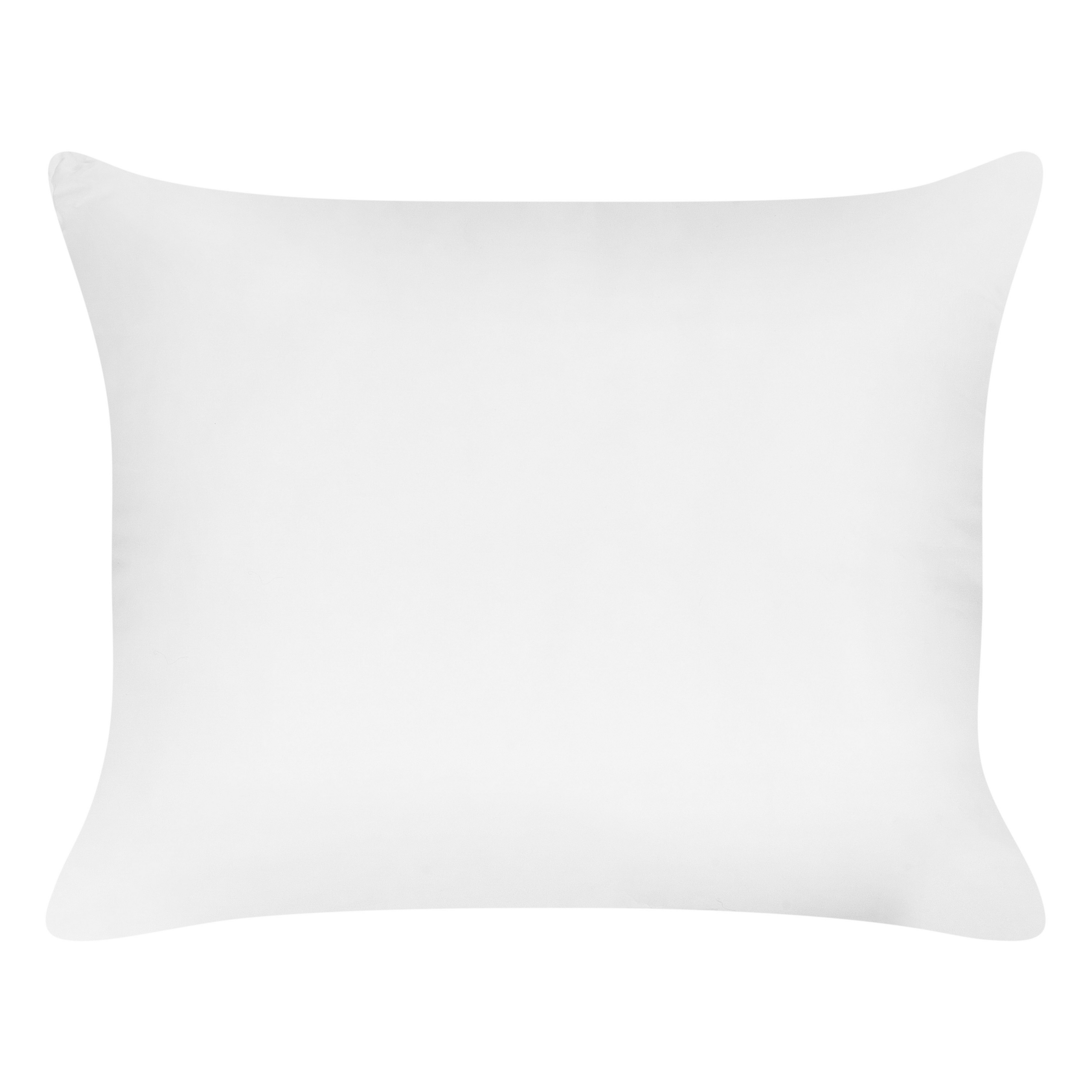 Beliani almohada de poliéster de perfil bajo 50 x 60 cm triglav
