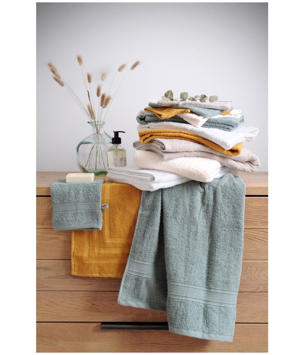 Lot de 2 gants de toilette 15 x 21 cm Laguna terracotta - 2