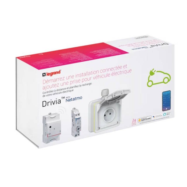 pack de démarrage prise green up - drivia with netatmo - legrand 090487