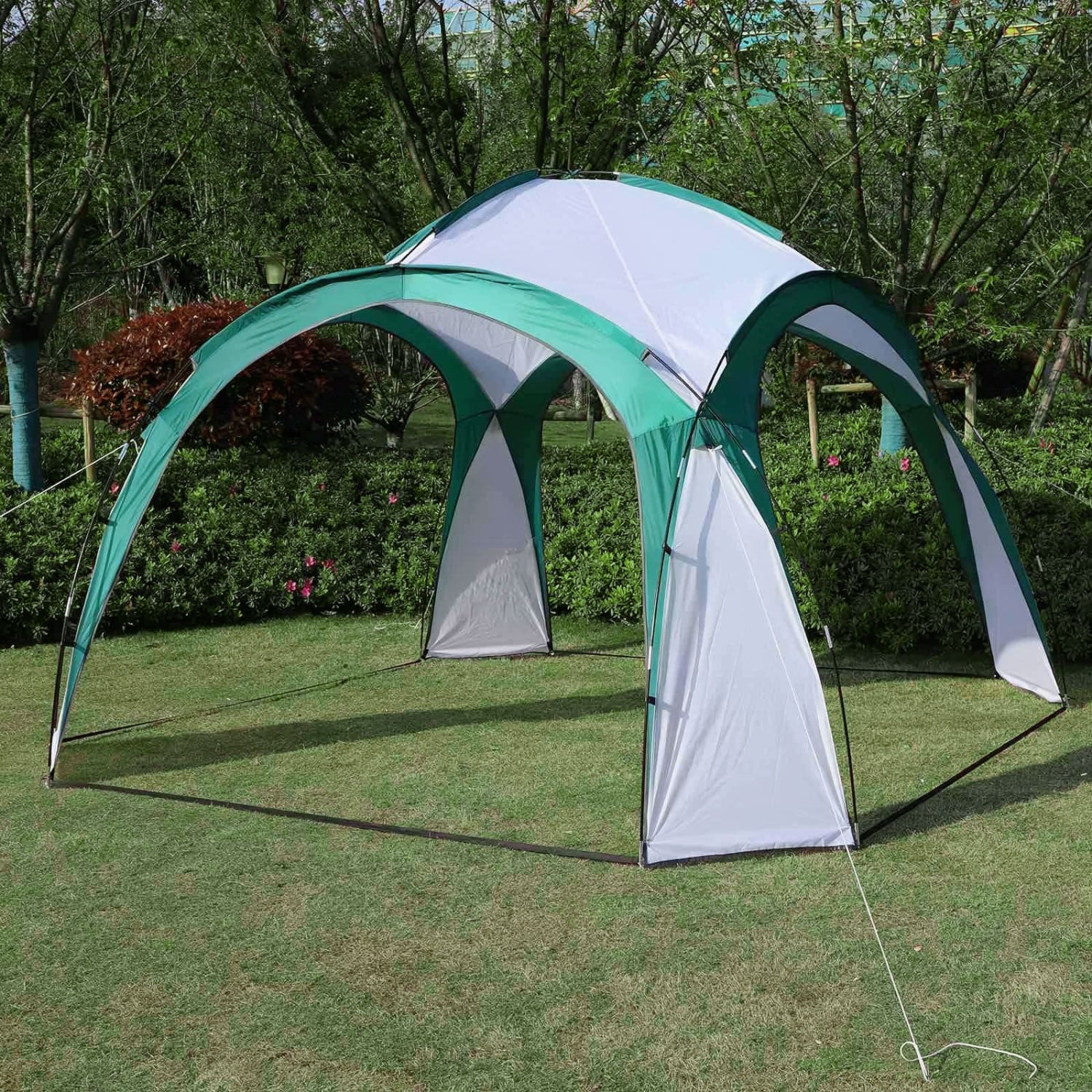 Namiot pawilon ogrodowy eventowy na piknik + torba zielony MultiGarden - 2
