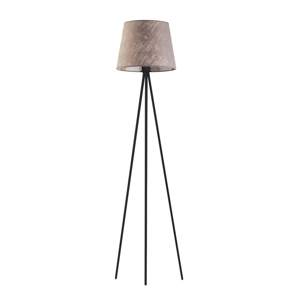 Lampa stojąca podłogowa trójnóg z abażurem stożek JOLLY