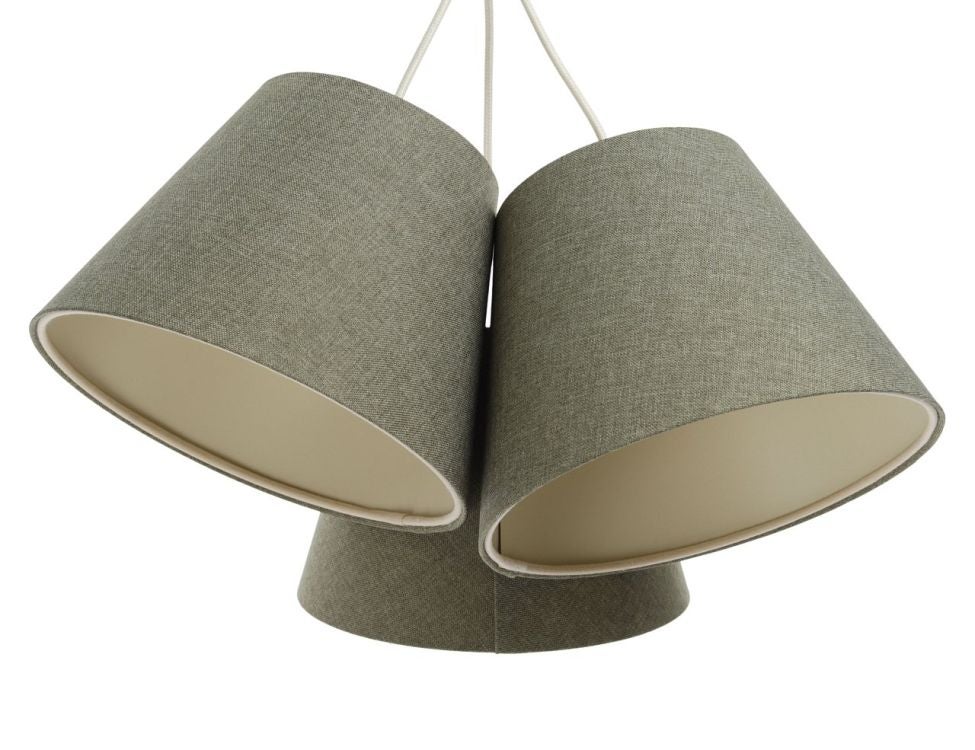 Lampa wisząca ENTURO TRIO zielona