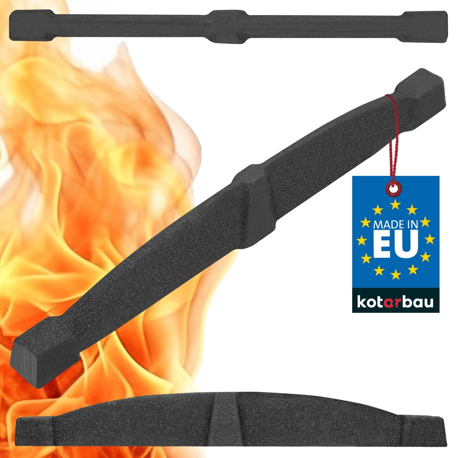 Ruszt belkowy żeliwny 320 mm sztabkowy kominkowy do pieca kominka kotła - KOTARBAU