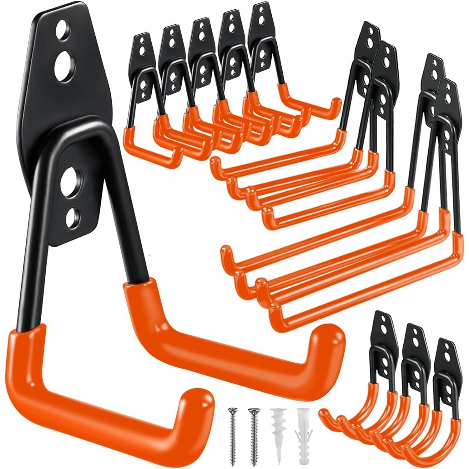 AojSup 6 Pezzi Ganci Garage, Ganci da Parete Garage Resistenti, Ganci per Garage AojSup 6 Pezzi Ganci Garage, Ganci da Parete Garage Resistenti, Ganci per Garage