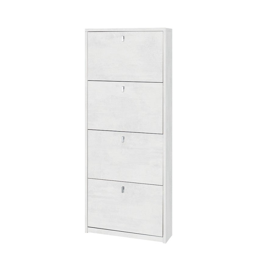 Armoire à chaussures mince au design moderne 4 portes 10 paires de chaussures Pica - 3