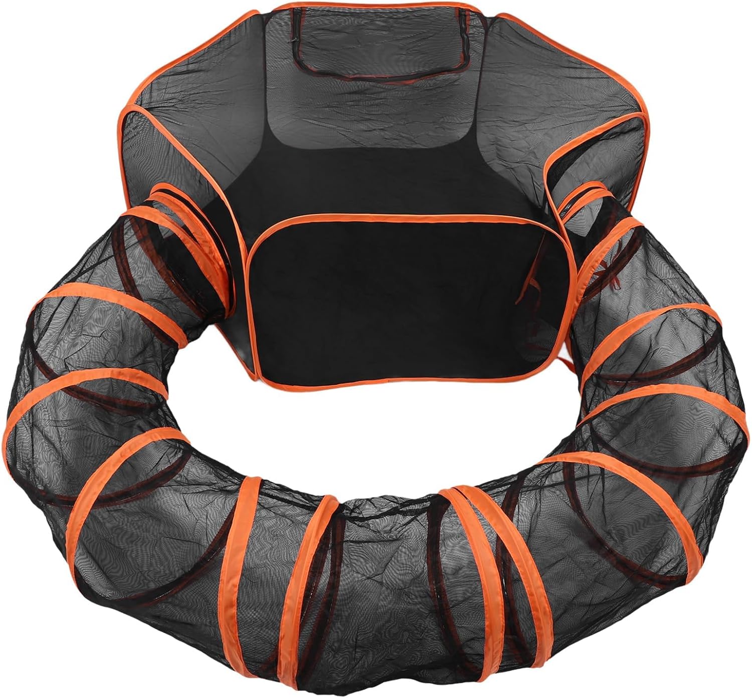 Tunnel pour Chat Pliable avec Enclos, pour Chats et Petits Animaux ...