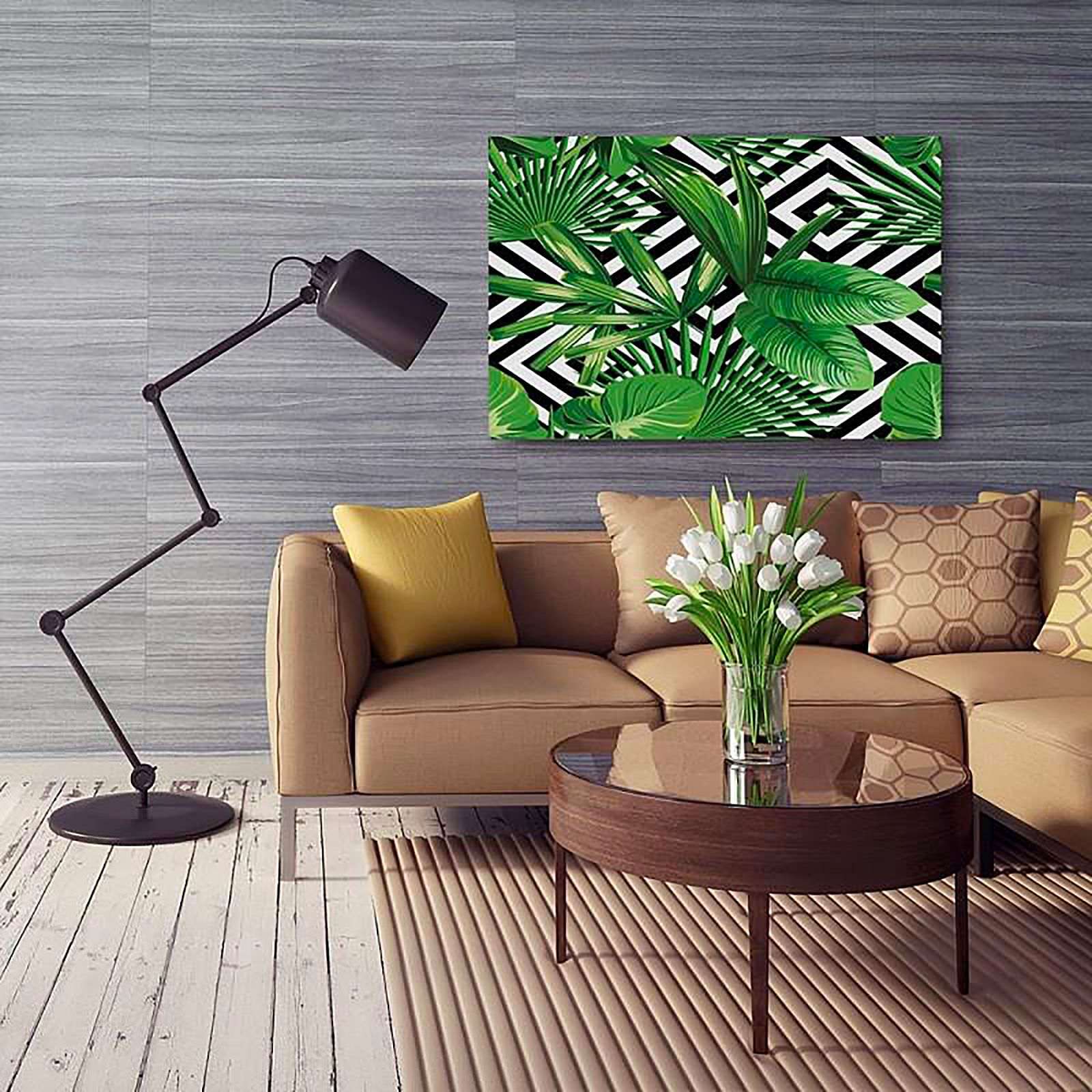 Tableau feuille de composition - 50 x 40 cm - 5