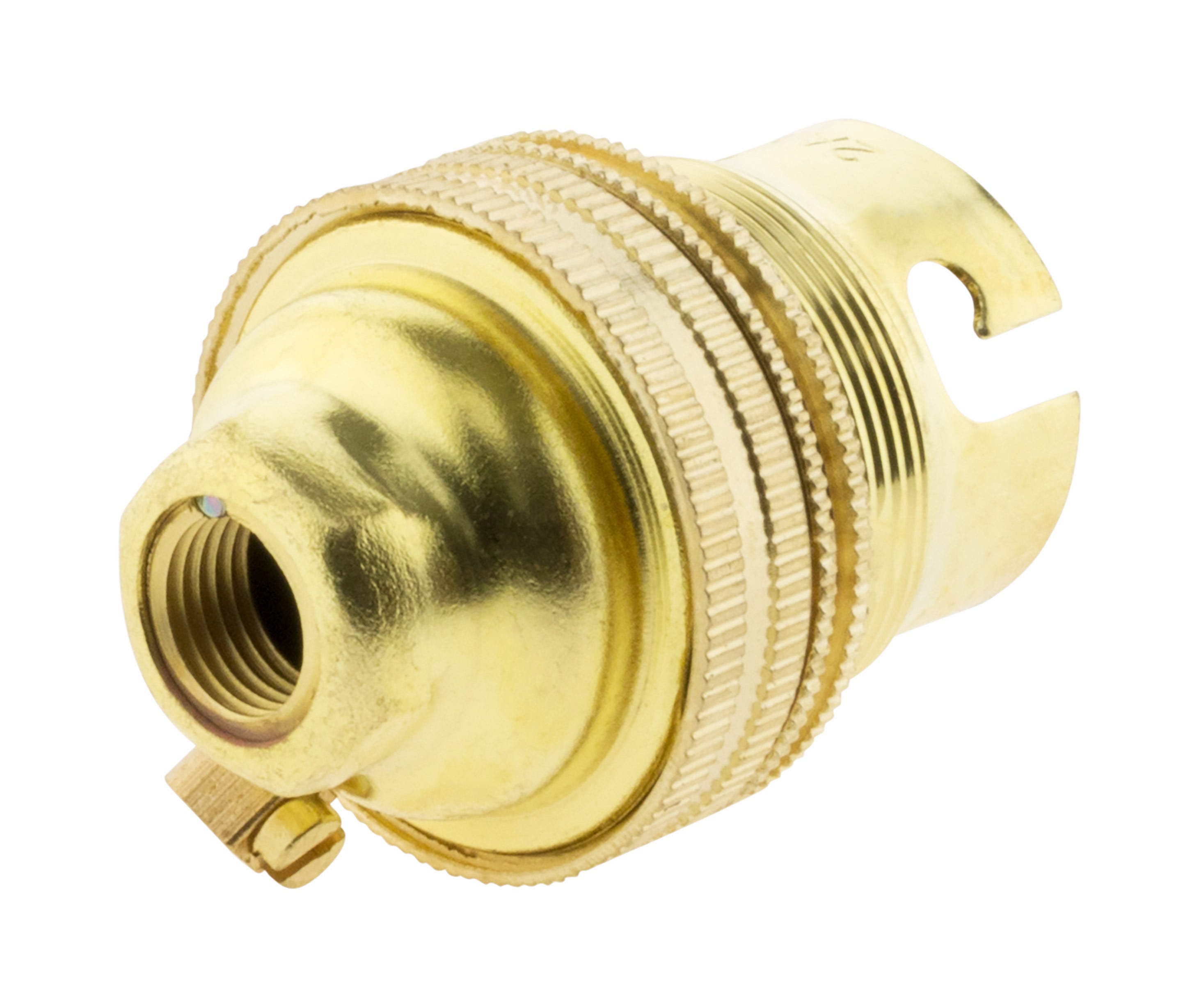 LEGRAND - Douille E27 pour Ampoule - Douille en Acier Laitonné avec Borne de Terre - Puissance Max : 150W - Fabriqué En France LEGRAND - Douille E27 pour Ampoule - Douille en Acier Laitonné avec Borne de Terre - Puissance Max : 150W - Fabriqué En France