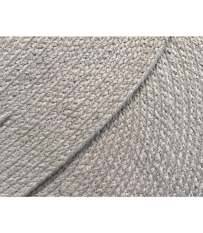 Alfombra Hamid Nansa Gris redonda para interior/exterior 120x120 - 7