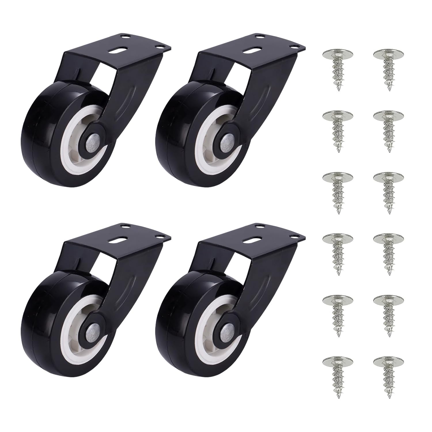 Kit de 2 Roues pour Déambulateurs et Marcheurs 22, 25 et 30 mm
