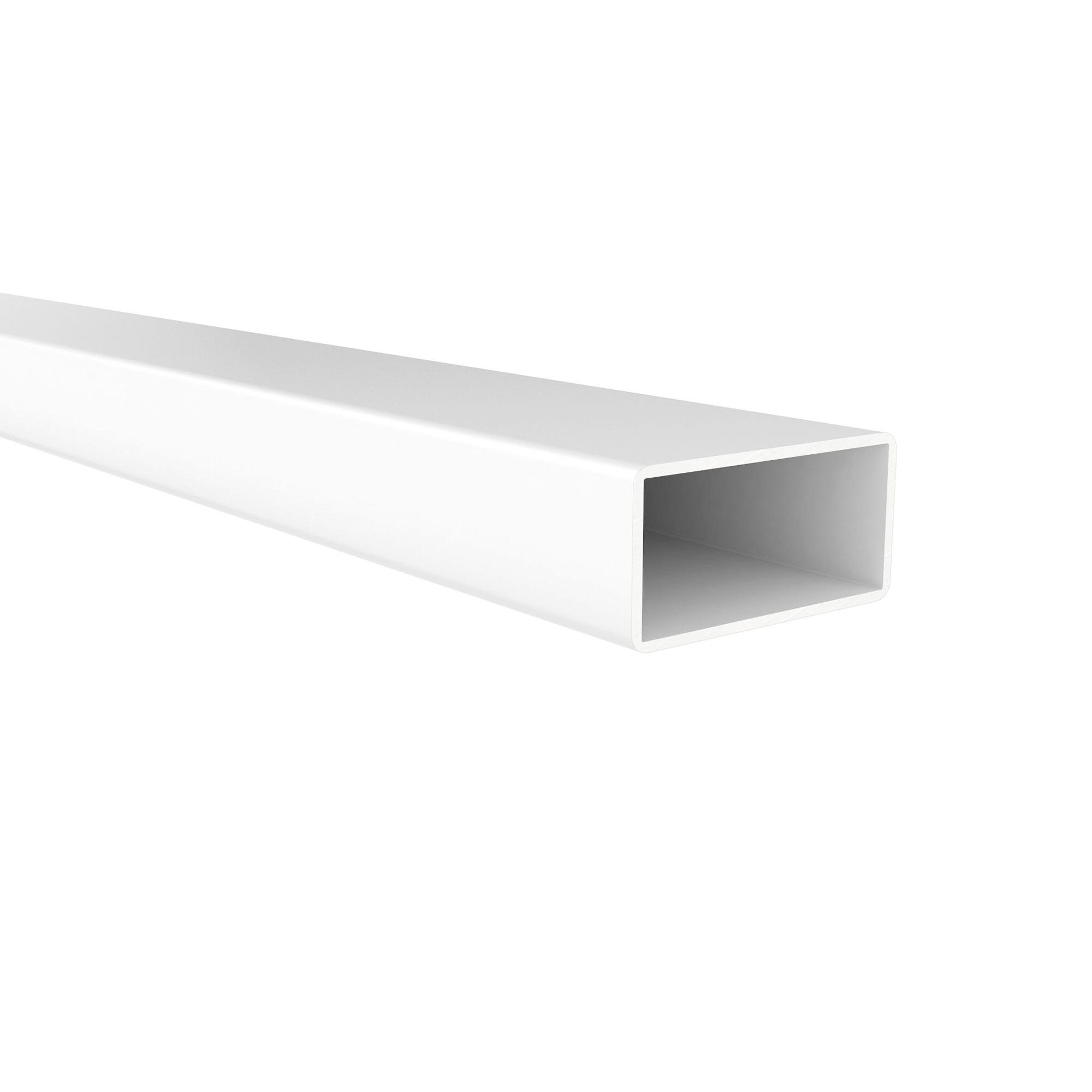 Profilé Tube Rectangulaire Aluminium 6063 25x50mm Épaisseur 1mm 2mm 3mm - 1 Pièce (25x50x3mm-50cm)