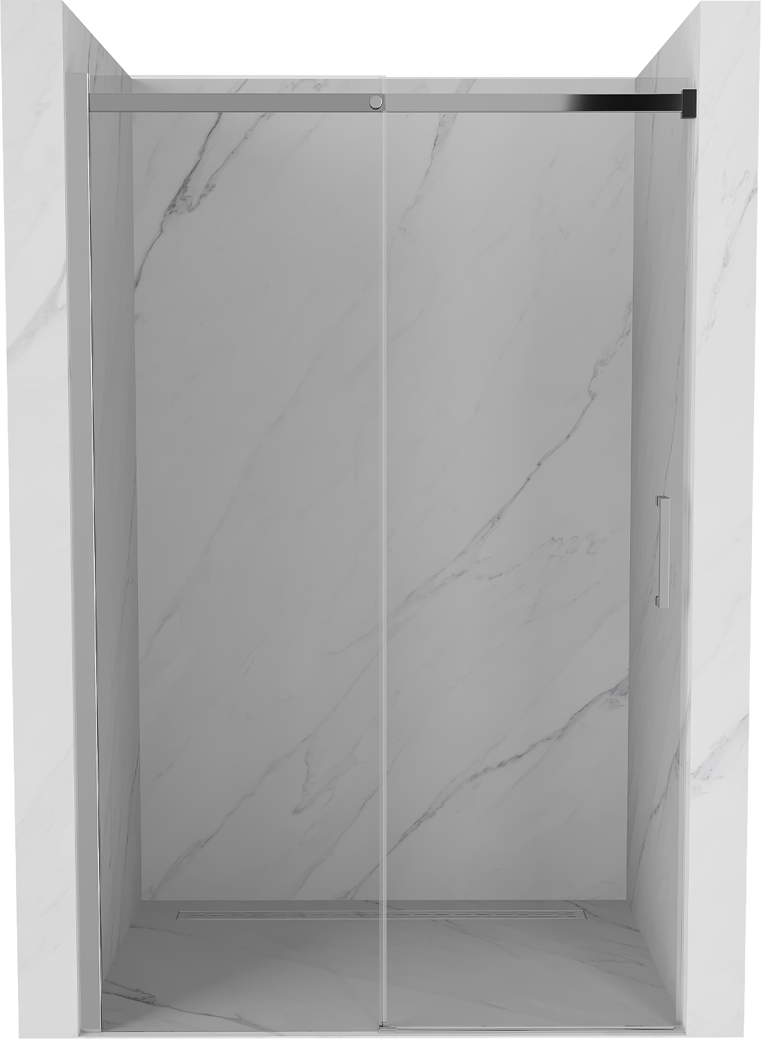 Mexen Omega drzwi prysznicowe rozsuwane 150 cm, transparent, chrom - 825-150-000-01-00