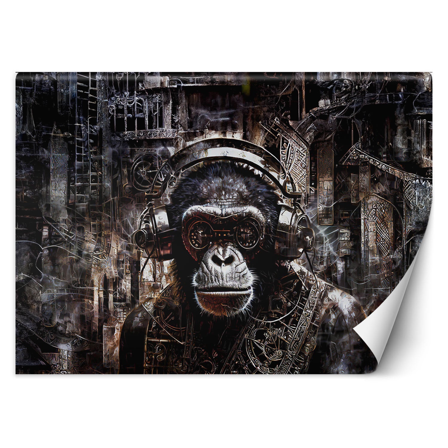 Fototapeta, Nowoczesna małpa Abstrakcja 350x245