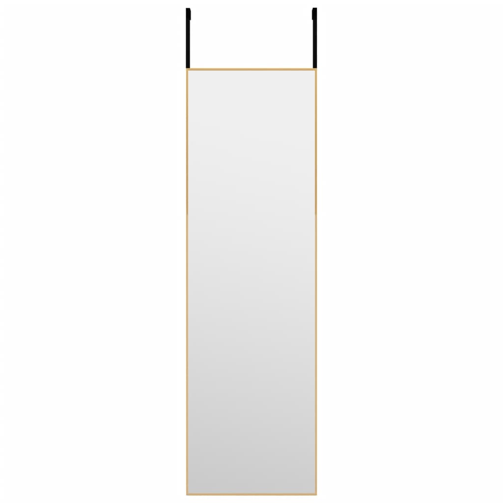 Miroir de porte Doré 30x100 cm Verre et aluminium - 2