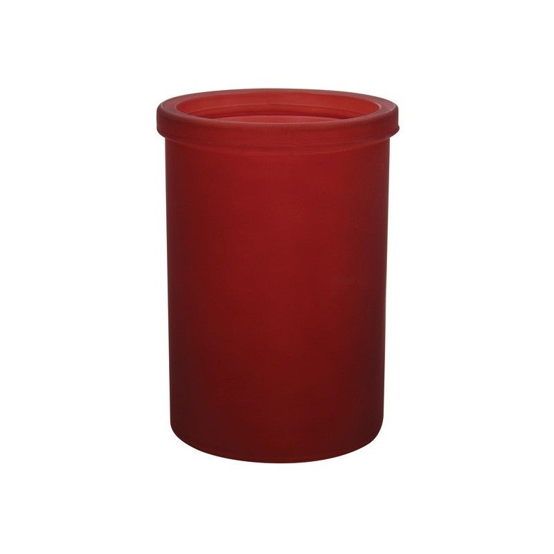 Dispenser Sapone In Vetro Spirella Yoko Bordeaux – Design Elegante, 300 Ml, Per Bagno E Cucina
