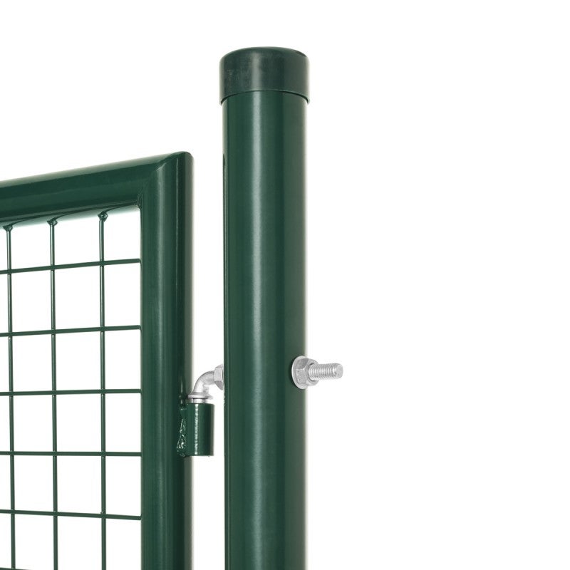 Portillon grillagé en acier galvanisé maille 50 x 50 passage L 1m x H1m20 Vert - 2