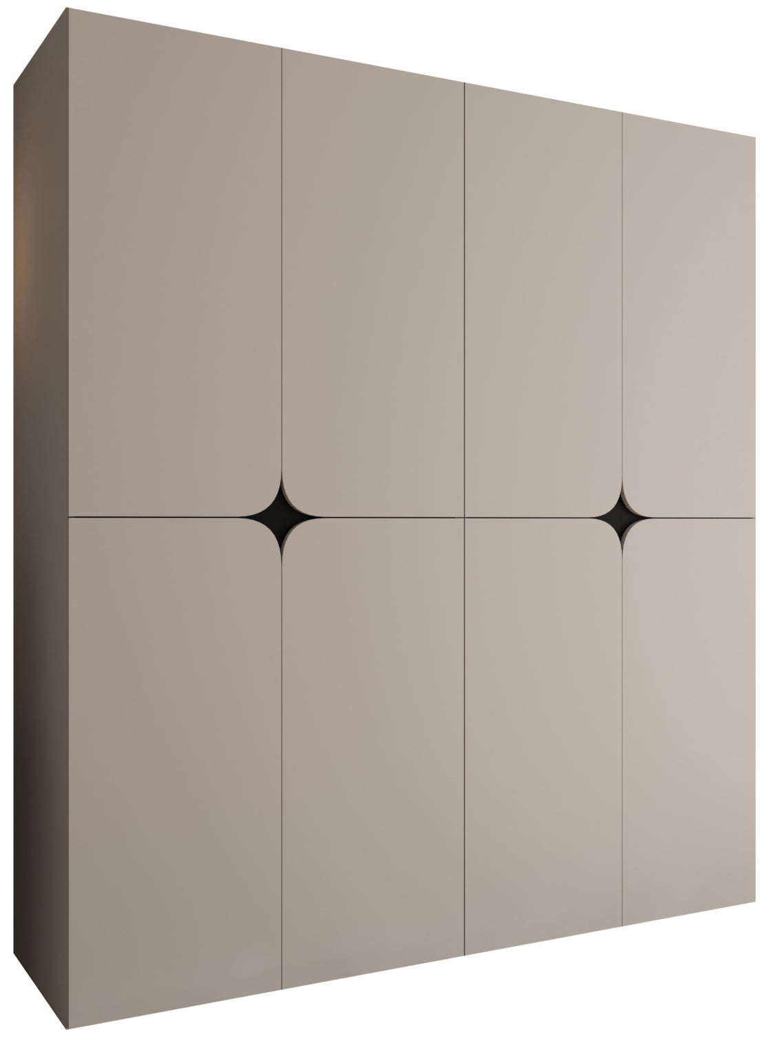 Szafa uchylna otwierana ESPRESSO 180 x 52 x 203 cm kaszmir Abiks Meble