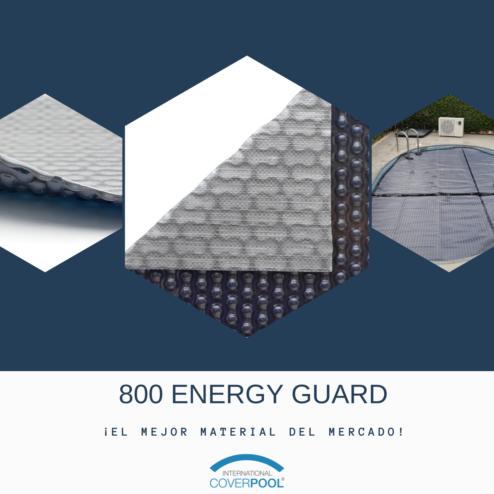 Bâche thermique 800 microns Geobubble EnergyGuard de 4 x 2m sans renfort - 2