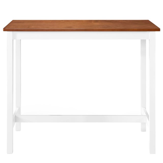 Mesa de bar | Mesa de bistrô em madeira maciça 108x60x91 cm CFW925730