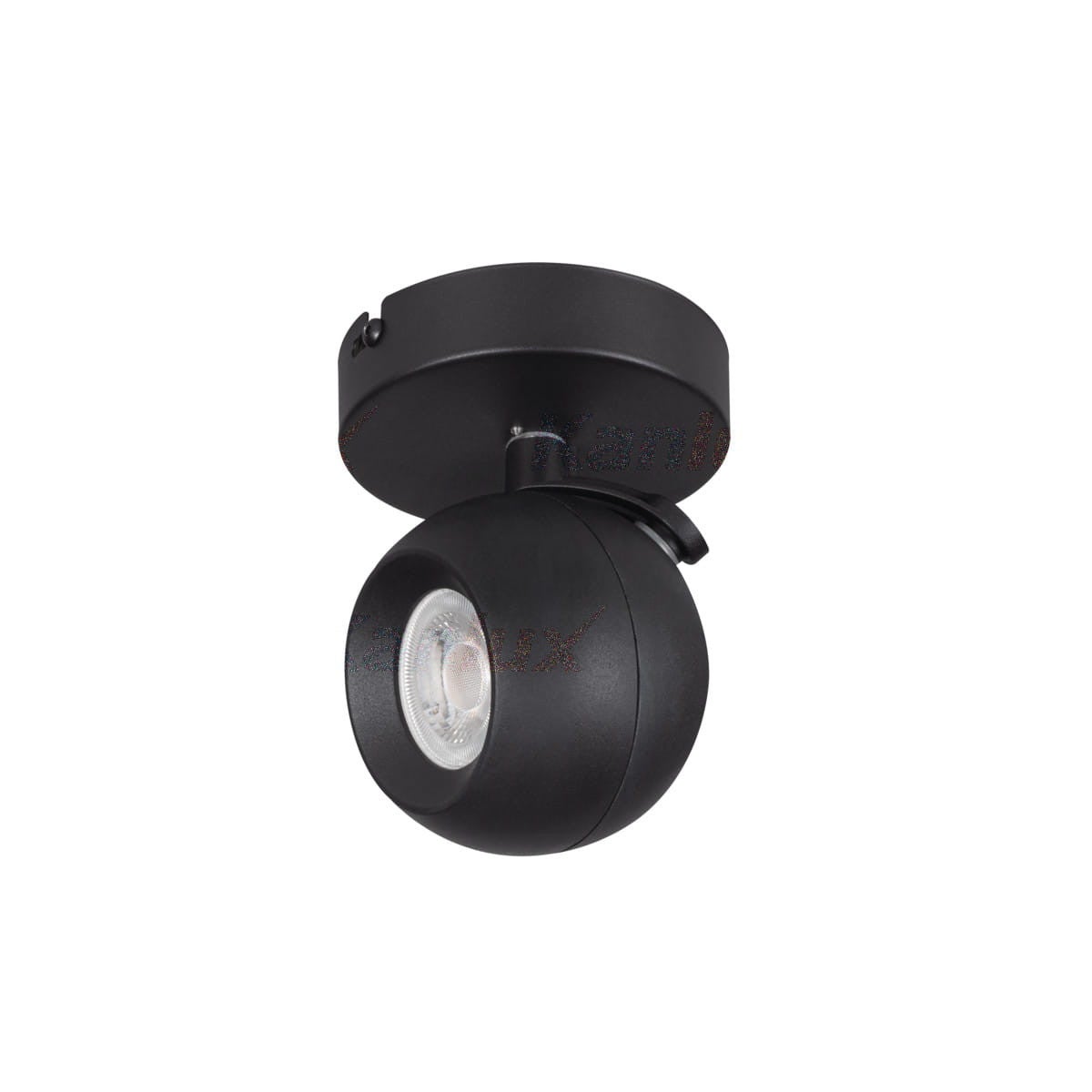 Reflektor sufitowy spot natynkowy Galoba okrągły czarny 1xGU10x35W wym: 10 x 10 cm aluminium Kanlux