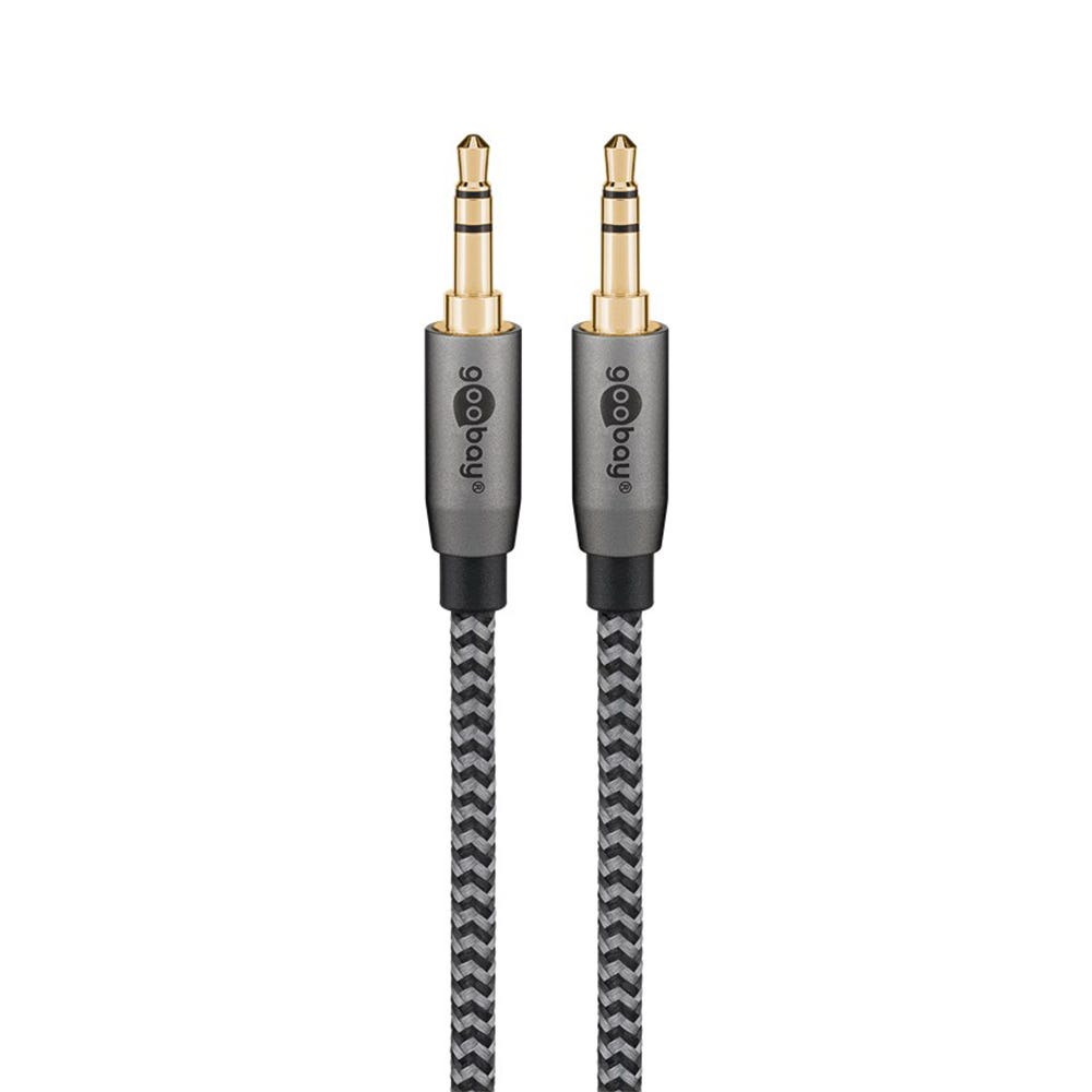 Custom Made 12ft Bang & Olufsen DIN To 3.5mm Gold Audio Cable - IPod / Smartphone Compatible