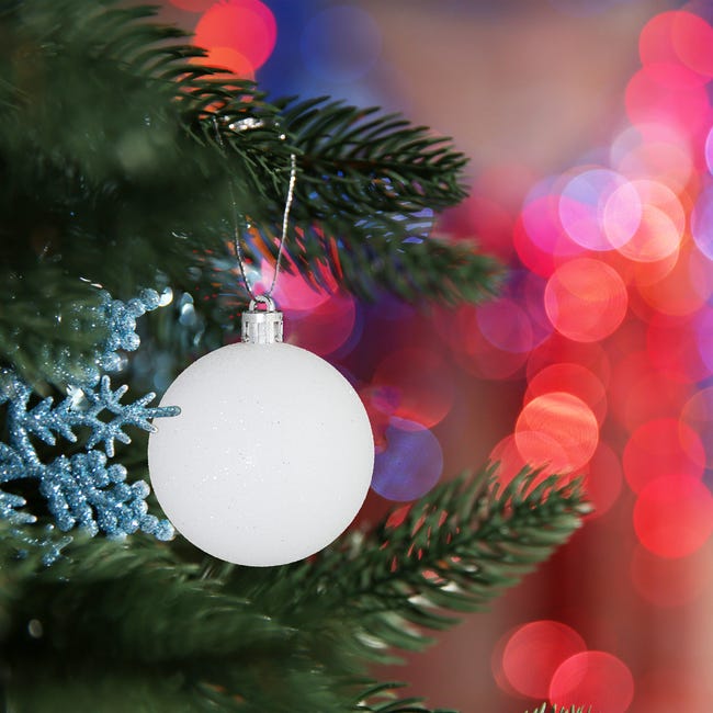 Palline Natalizie Dorate Set Da 96 - Decorazioni Albero Di Natale Opache, Lucide E Con Glitter - Foto 8