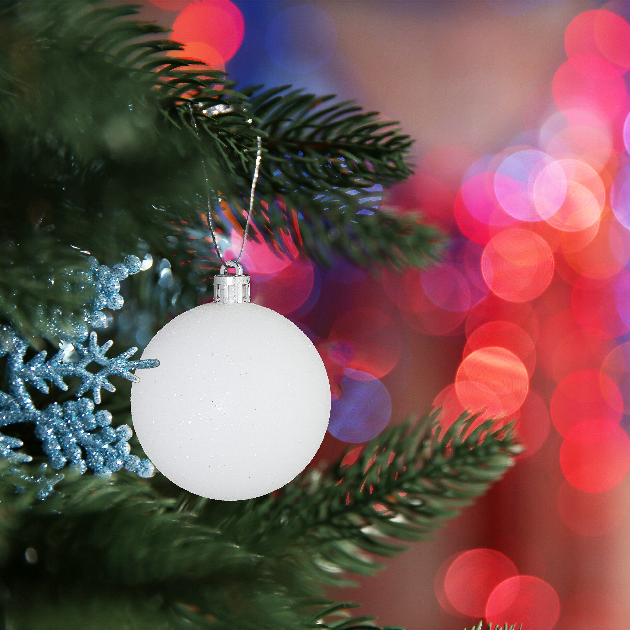 Bolas De Navidad Irrompibles 44 Piezas Rojo Y Blanco - Adornos árbol Navidad Plástico, Decoración Navideña