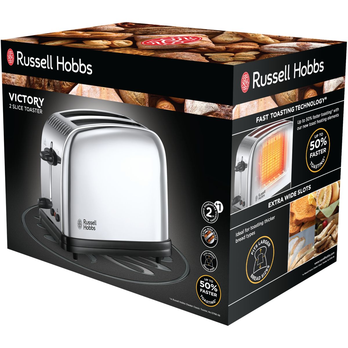 Toaster RUSSELL HOBBS 23311-56 Chester inox - 2