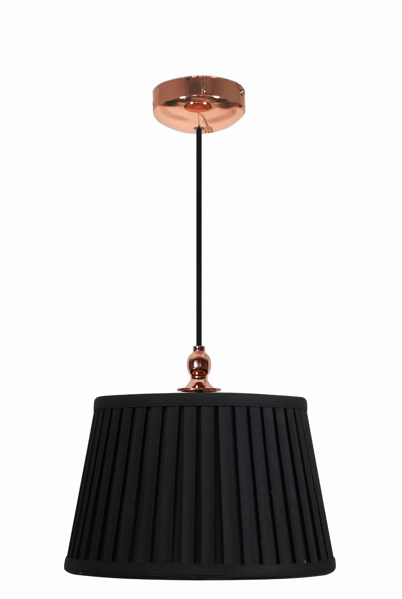 Lampa wisząca AMORE miedziano-czarna 1 x E27 x 60W wym: 110 x 30 x 30 cm Candellux