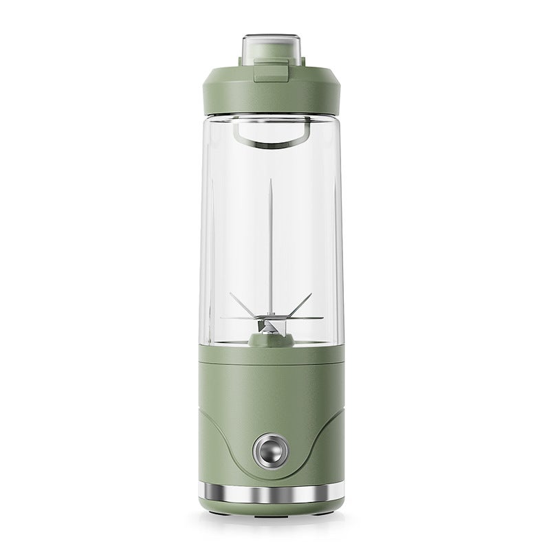 Przenośny blender 650 ML, przenośny blender do smoothie, mocny blender do smoothie 20000 obr./min z 6 ostrzami, mini blender z pokrywką podróżną dla