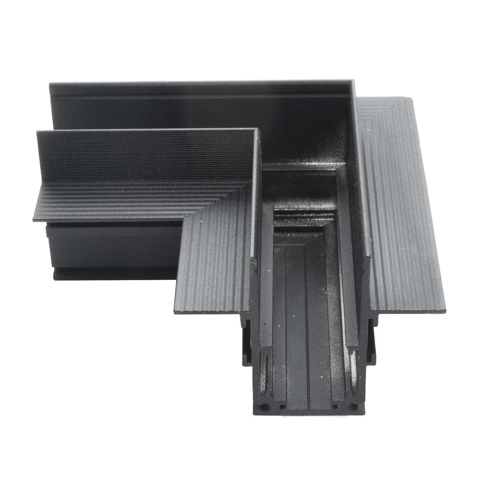 Connecteur d'angle jonction horizontale rail encastré magnétique 48V - 2