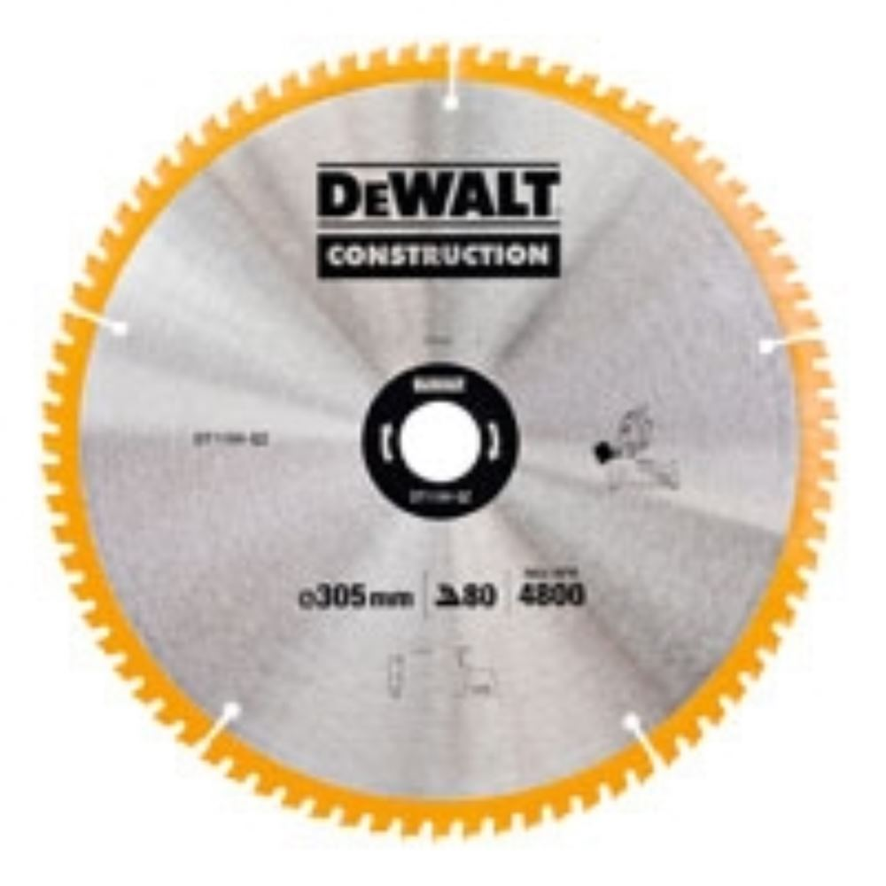 Hoja De Sierra Circular DeWalt DT1936-QZ - 165x30 Mm, 18 Dientes ATB +20º - Para Madera Construcción