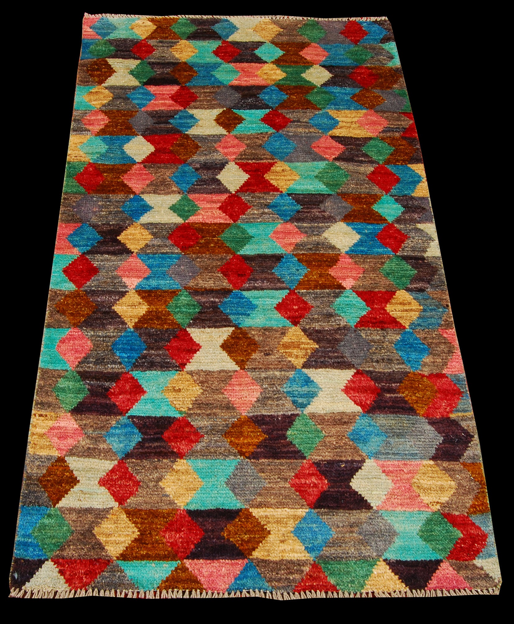 TAIMANY Oryginalny dywan z czystej wełny / Nowoczesny ręcznie tkany dywan 130X80 CM