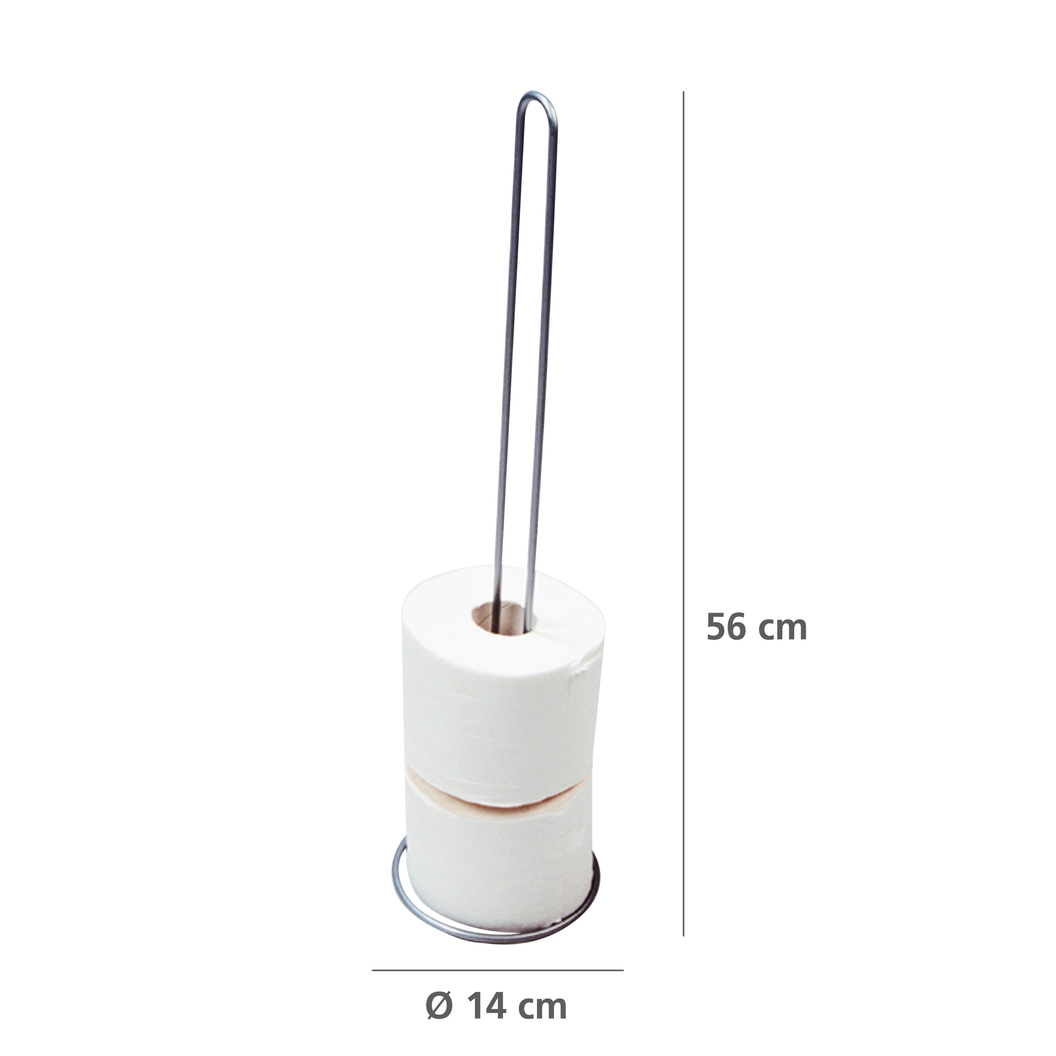 Porte-papier toilette EXCLUSIV - acier chromé, WENKO, WENKO - 3