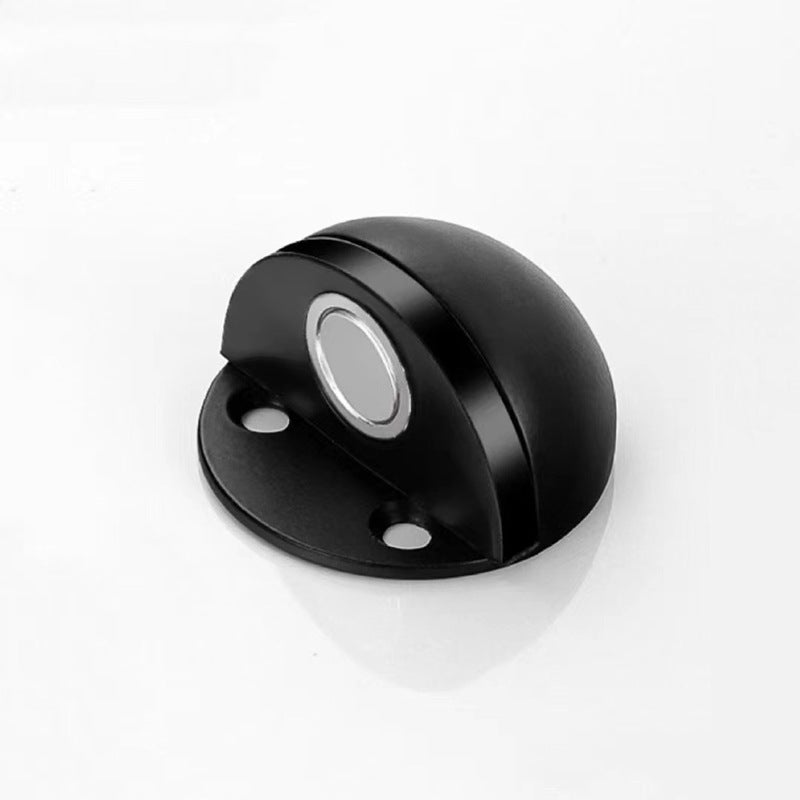 Fermaporta magnetico, fermaporta in acciaio inox, fermaporta con viti di fissaggio e adesivo 3M, per proteggere le porte a muro da eventuali danni (2 - 3