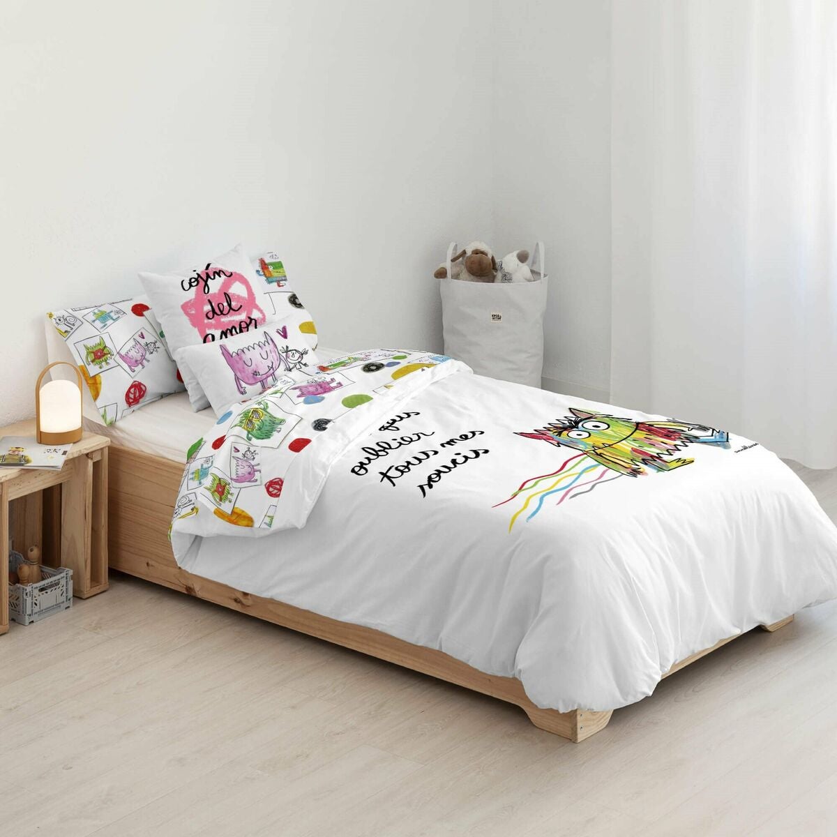 Capa nórdica Ripshop Líos Francés Multicolor 200 x 200 cm Gargalo de garrafa - 2