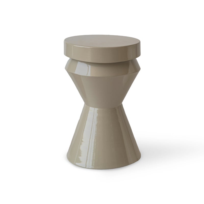 Akemi Beżowy stolik pomocniczy 31x31x50cm