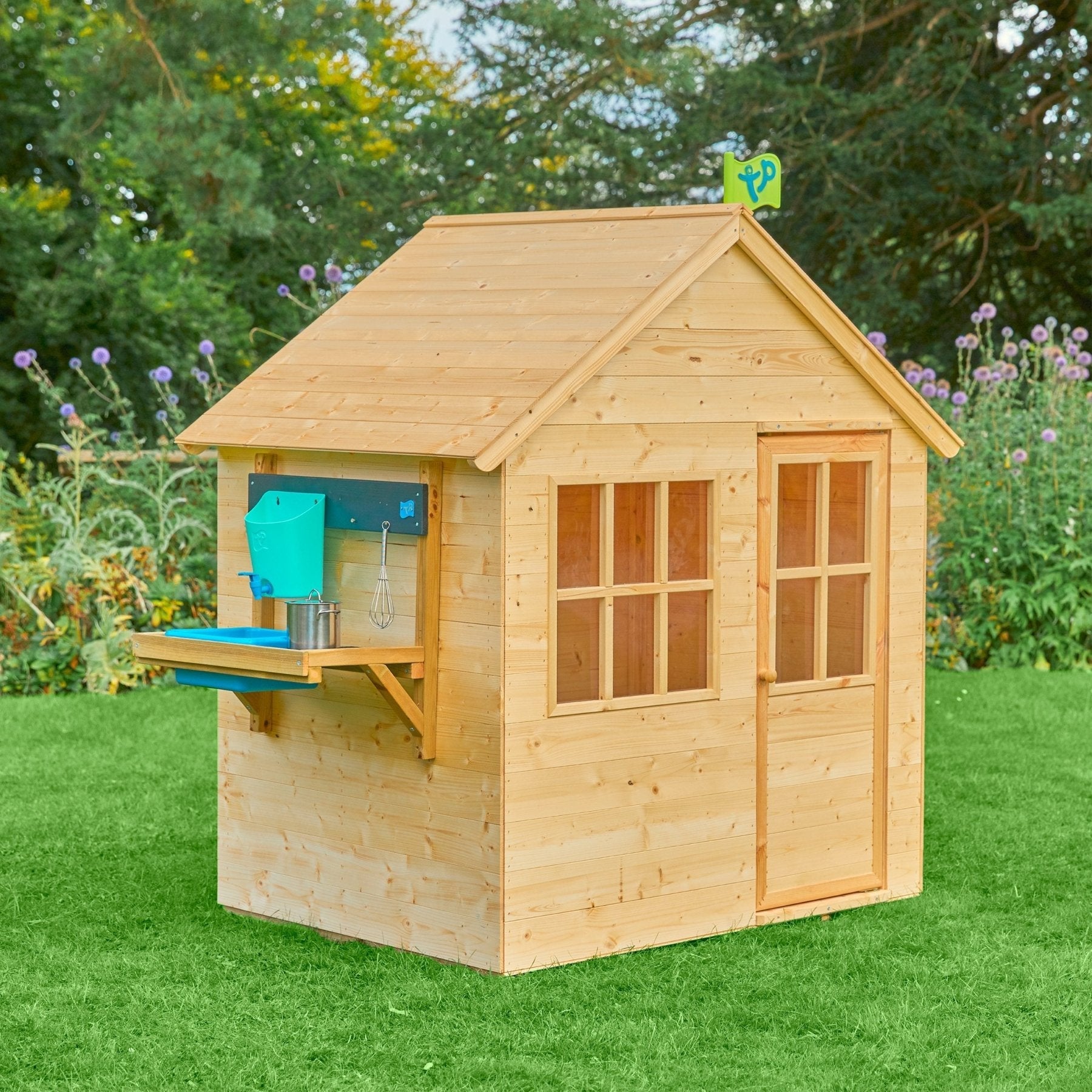 Cabane enfant avec cuisine extérieure - bois FSC® - REFUGE - 4