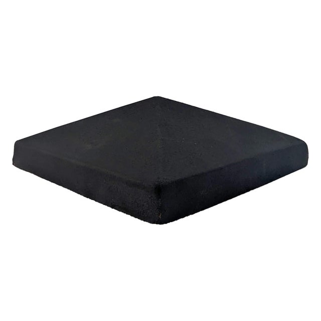 Chapeau Pilier 30x30 Pointe De Diamant - Gris Anthracite Foncé