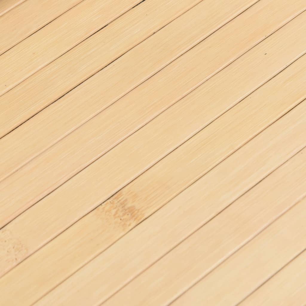 Tappeto Rettangolare Natura Chiaro 80x300 cm in Bambù vidaXL - 7