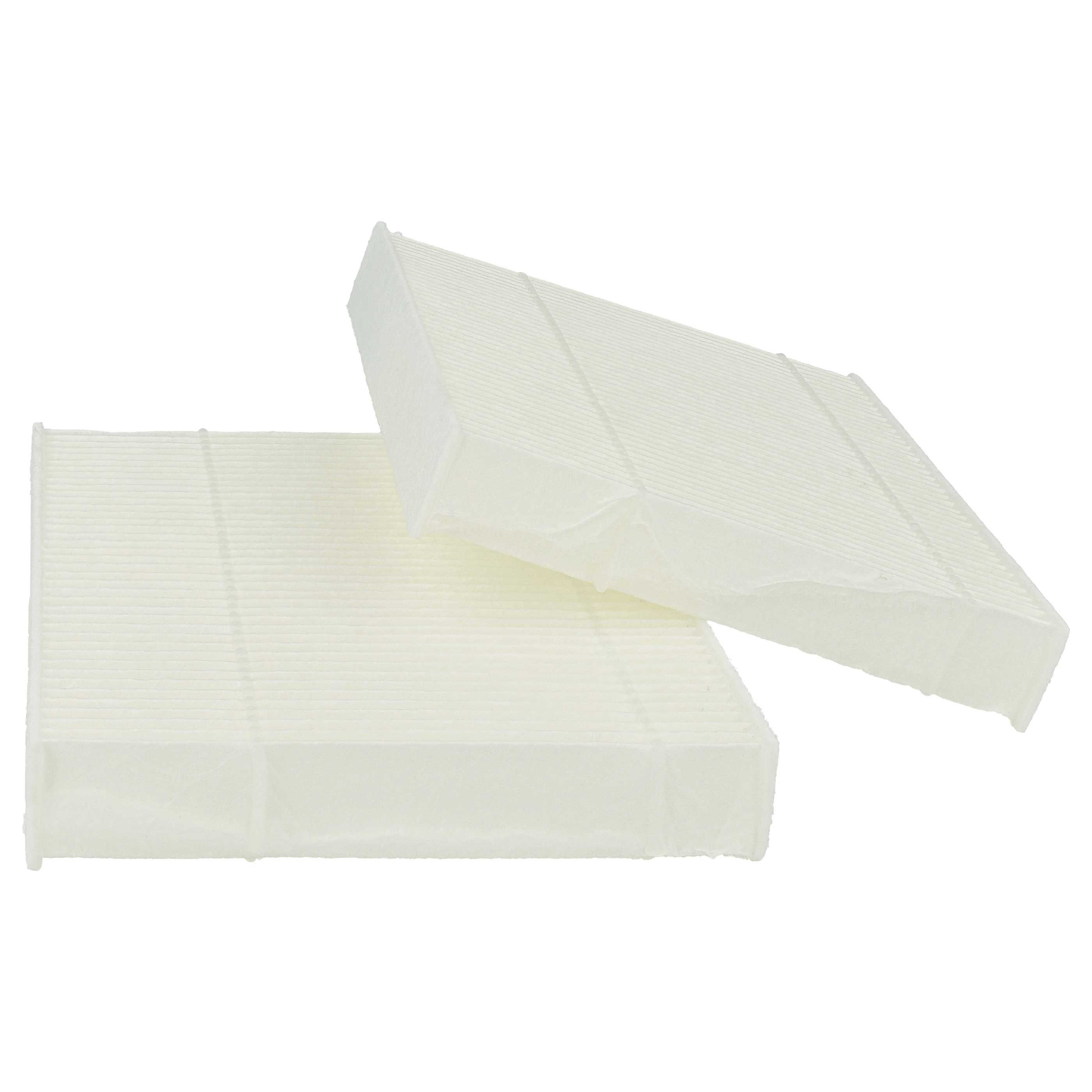 vhbw Kit de filtresfiltre à pollen pour Siemens Extraklasse TXL750K WTXL750KGB/01, TXL750K WTXL750KNL/01 sèche-linge; filtre de rechange - 2