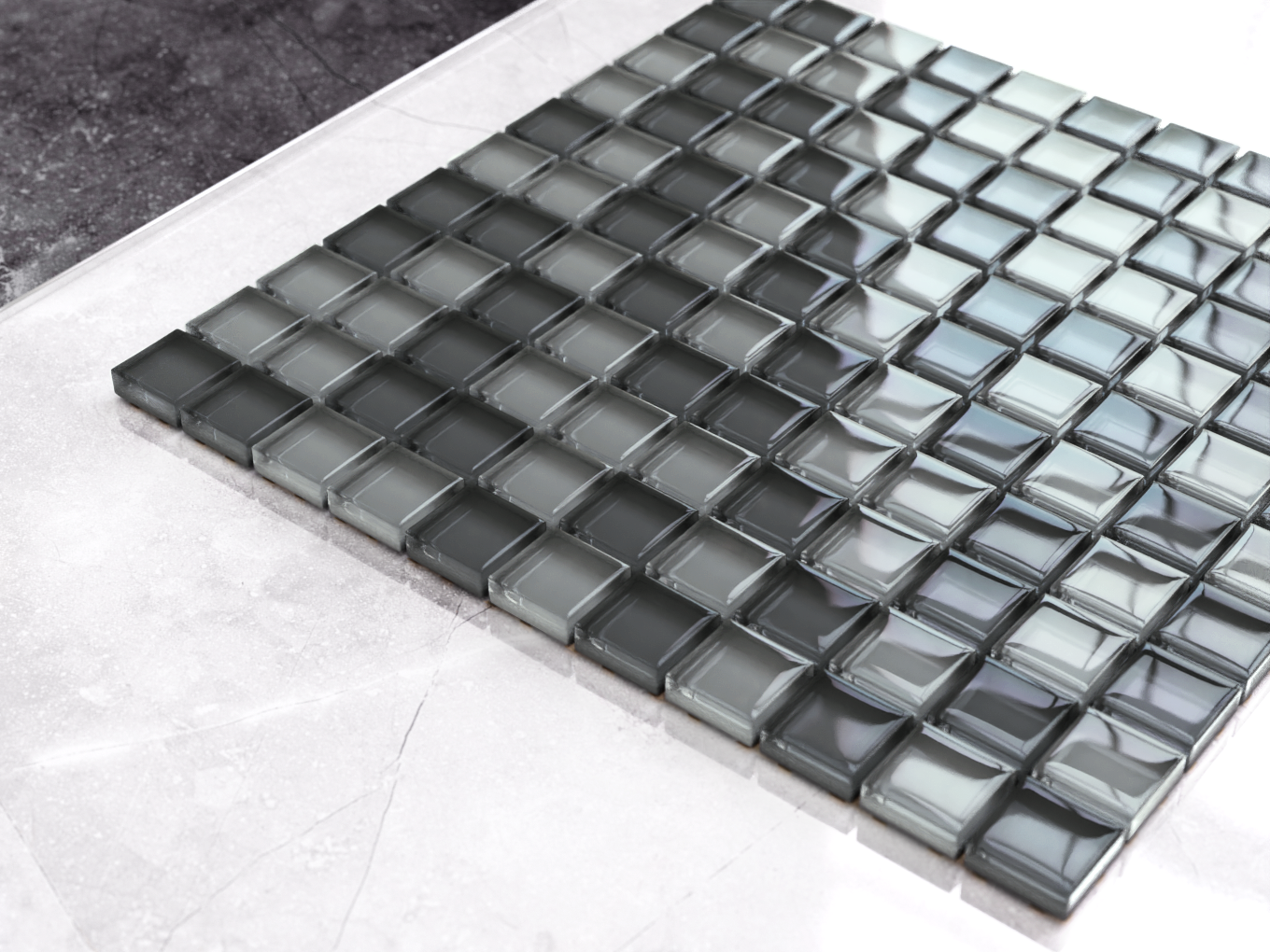Mosaïque en verre pour intérieur cuisine salle de bain – Kafka - 2