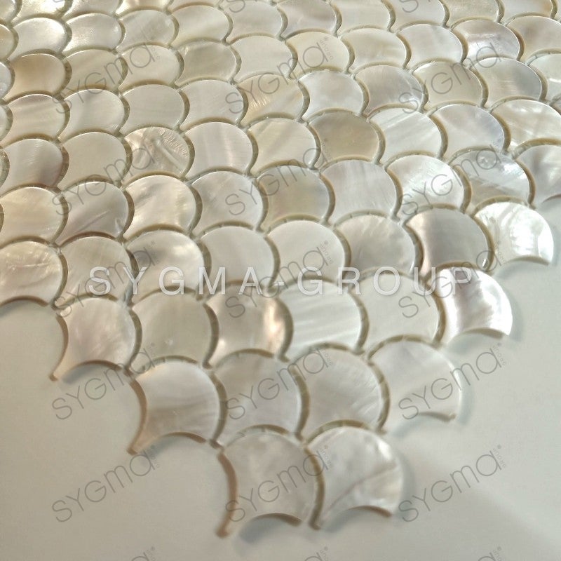 Mosaik Fliese Muschel permutt MOS150-SM2525