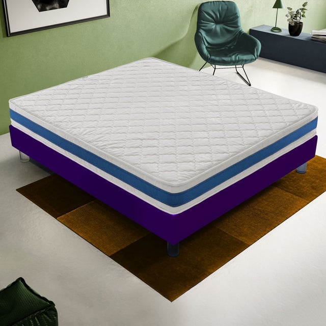 MaterassieDoghe - Materasso 160x200 in Waterfoam - reversibile - 11 zone di comfort – H4