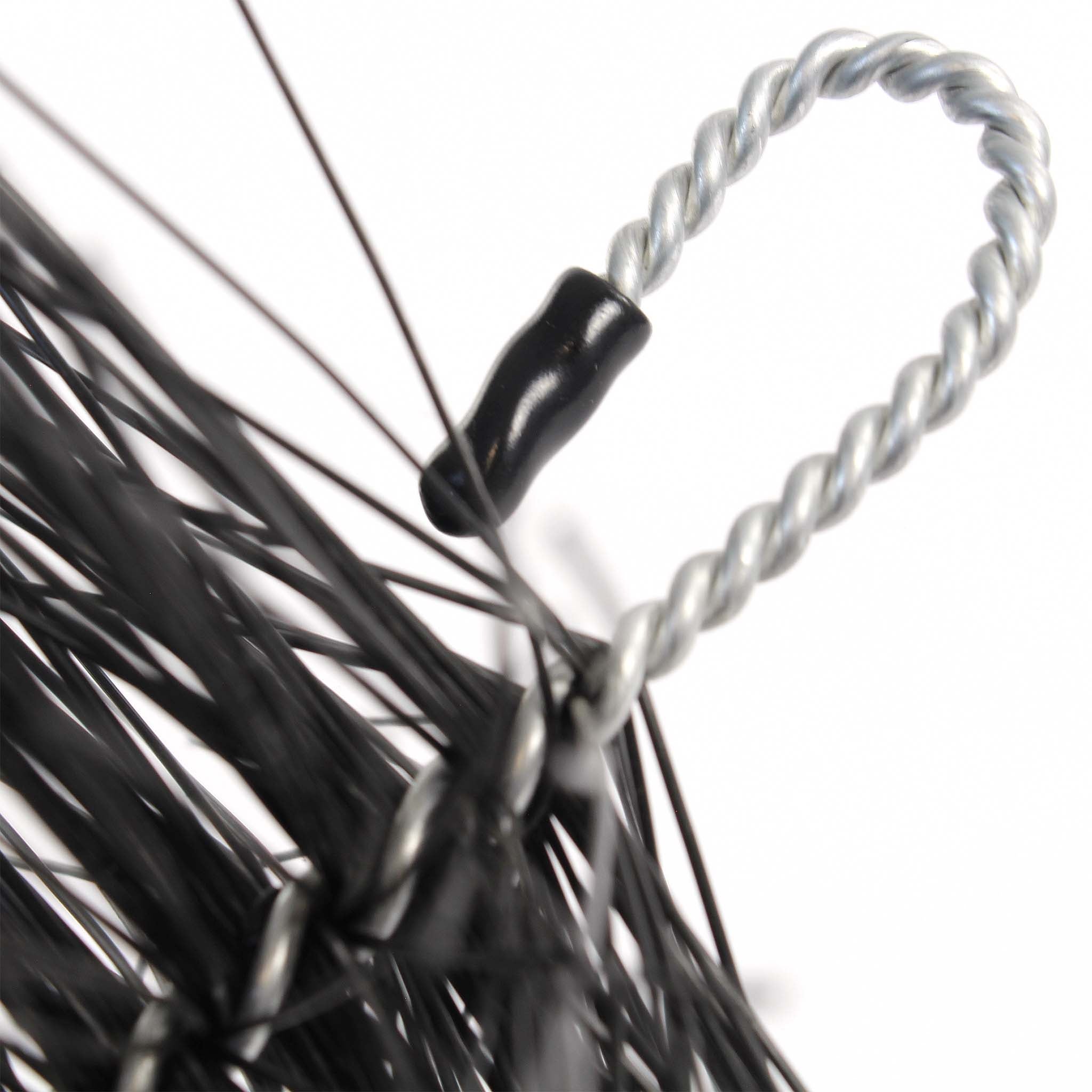 Wiltec Barriera anti piccioni per pannelli fotovoltaici e Spazzola per grondaie 10 scovoli 12 m Ø 19 cm - 9