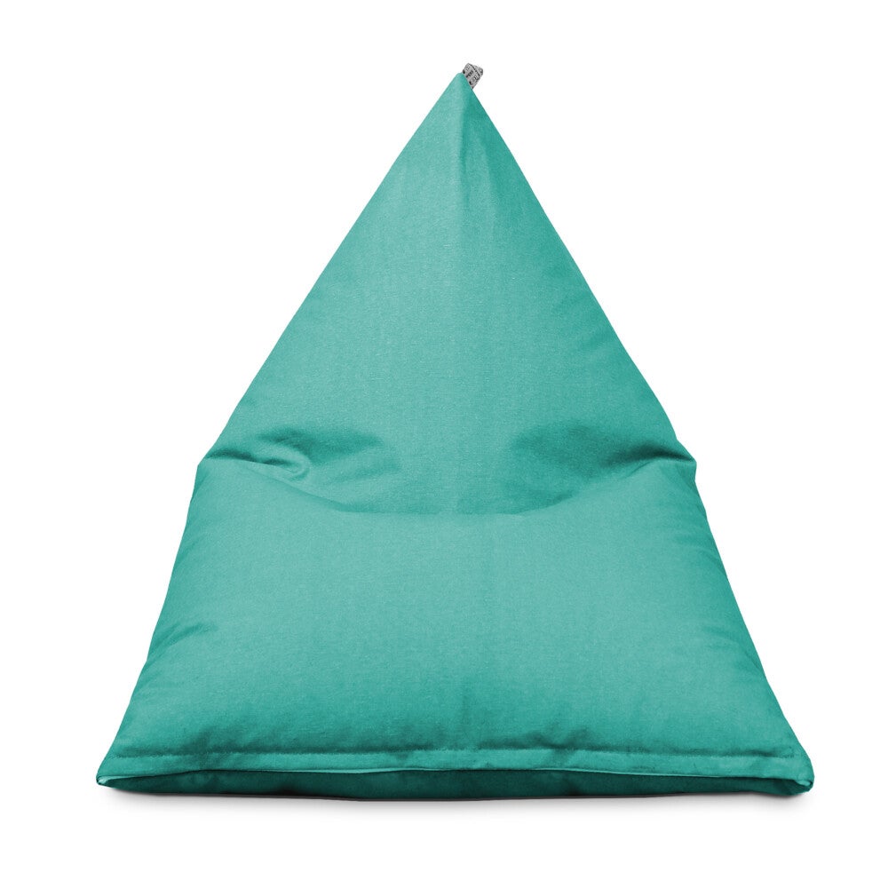 Pouf Pyramide Naylim Mate pour Extérieur Turquoise XL - 5