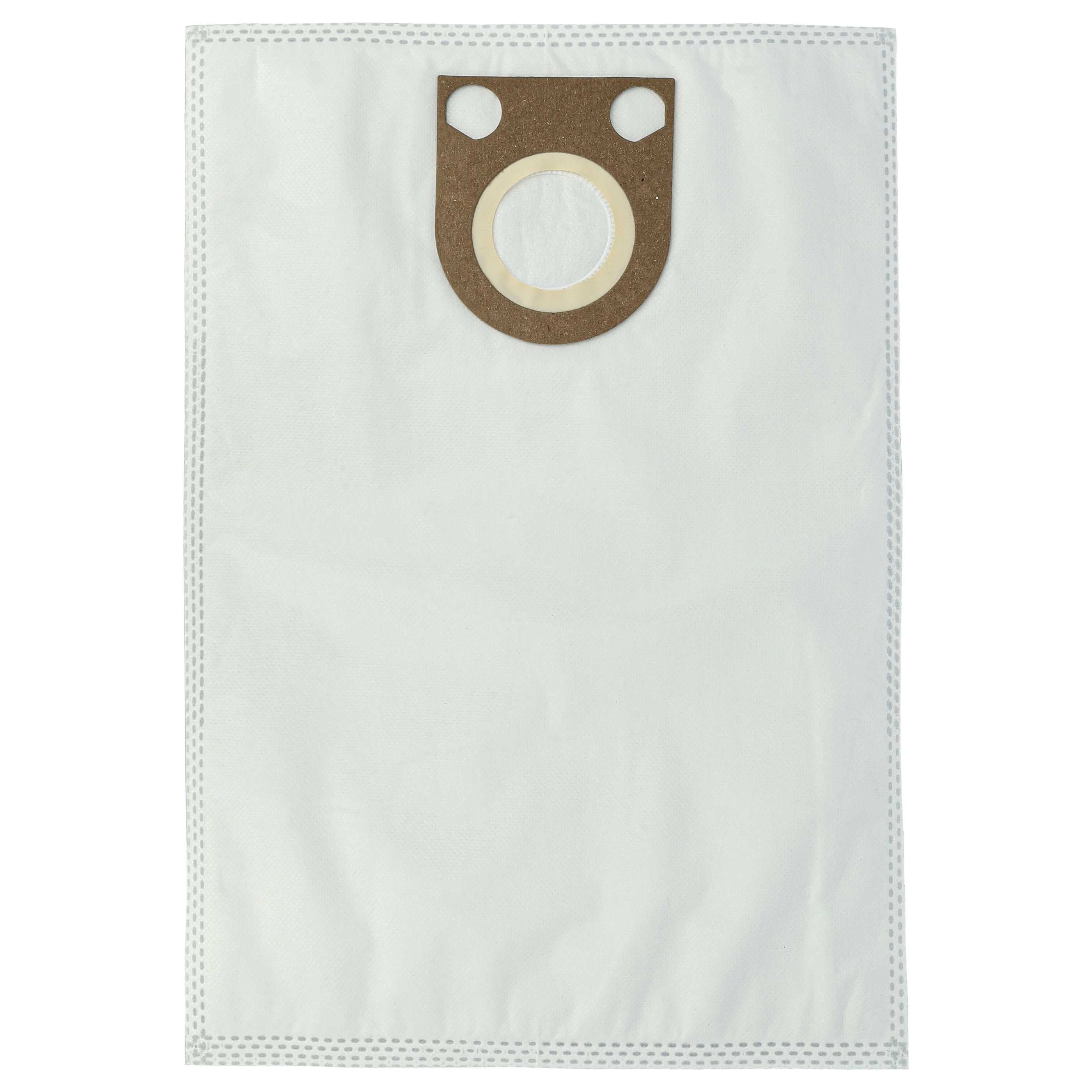 vhbw 50x Sacs compatible avec Bosch GAS 15 HP, GAS 15 PS, GAS 1200 L Professional, GAS 15, GAS 15 L aspirateur - 44cm x 32cm blanc - 2