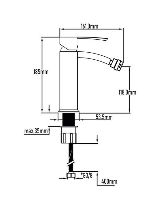 Miscelatore Rubinetto Bidet SOFFIO NS | Azzurra Shop