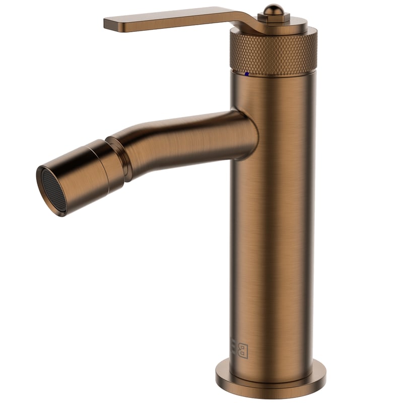 Molette mieszacz bidetowy szczotkowanego miedzi