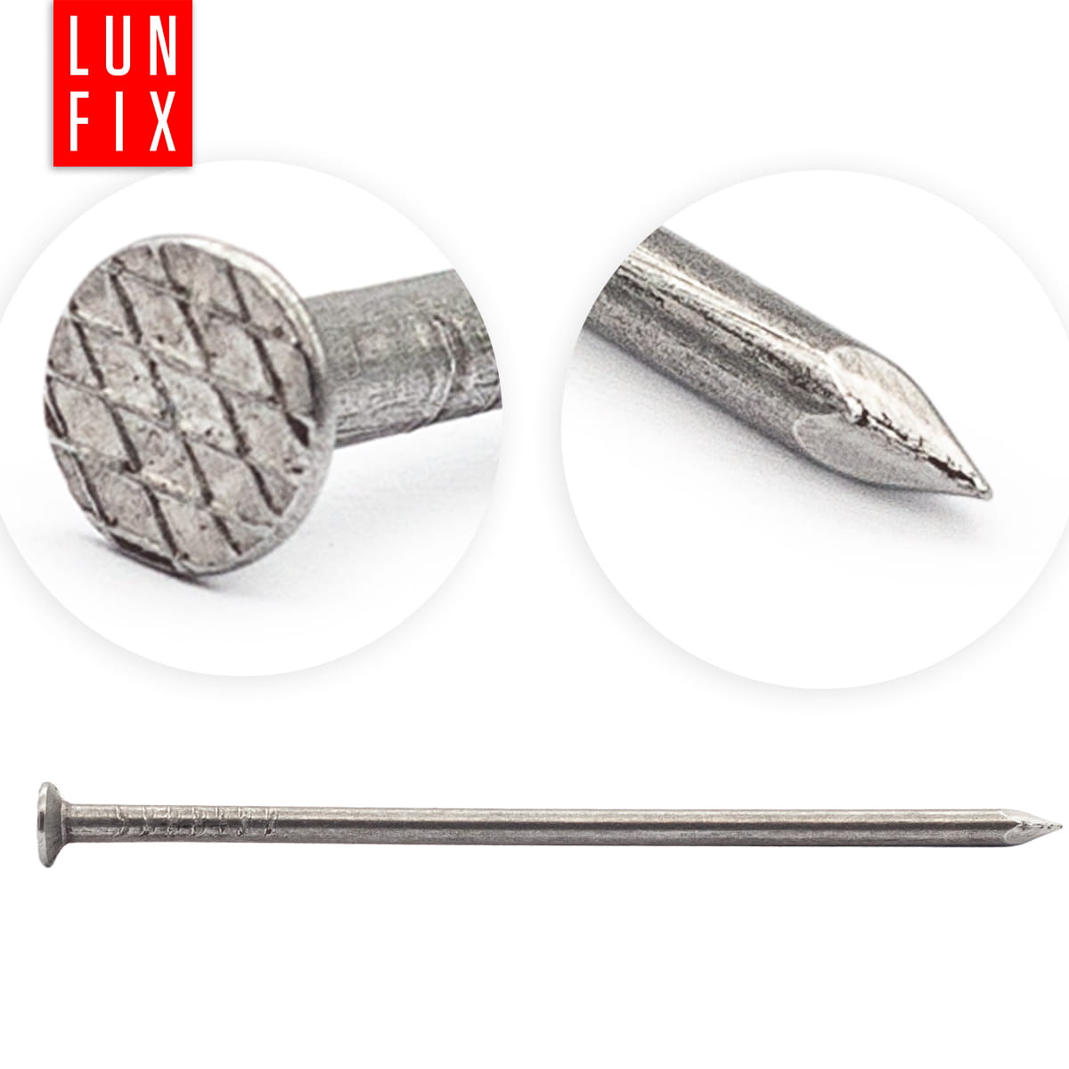 Gwoździe 3,5x90 mm budowlane czarne 5kg ok. 750szt. - 4